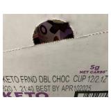 CO 3 - Duncan Hines Keto Double Chocolate Cake Mix Cups - Case of 12 (2.1oz Each)