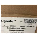 ME 2 - Epic Goods Puffed Nuggets White Cheddar Jalapeno 12-Pack, 1.3 oz Bags (Best By 07/04/25)