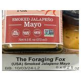 AZ 2 - Foraging Fox Smoked Jalapeno Mayo 6-Pack, 9.2 oz Jars, BB 10/03/24
