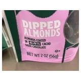 IN 4 - Orchard Valley Harvest Dipped Almonds 2 oz (Lot of 7) - 64 Percent Cacao, Exp 10/25