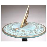 Solid Brass Sundial Table by Rome Industries