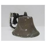 Primitive Brass Dinner Bell with Horseshoe