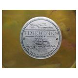 Great Looking Working Large Antique Style Brass Steamship Wall Clock by Time Works