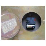 Great Looking Working Large Antique Style Brass Steamship Wall Clock by Time Works