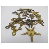 Large Estate Lot of Vintage & Antique Antique Clock Keys & Some Pendulums