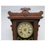 Great Looking Antique WATERBURY Double Dial Calendar Clock