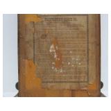 Great Looking Antique WATERBURY Double Dial Calendar Clock