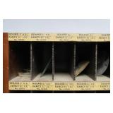 Old Vintage Clock Repair Shop Advertising Display FULL of Original Convex Glass Clock Faces