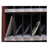 Old Vintage Clock Repair Shop Advertising Display FULL of Original Convex Glass Clock Faces