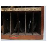 Old Vintage Clock Repair Shop Advertising Display FULL of Original Convex Glass Clock Faces