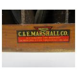 Old Vintage Clock Repair Shop Advertising Display FULL of Original Convex Glass Clock Faces