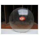 Old Vintage Clock Repair Shop Advertising Display FULL of Original Convex Glass Clock Faces