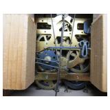 Very nice Vintage Black Forest Hunting Lodge Theme Cuckoo Clock w/Stag Rabbit Bird & Guns #1