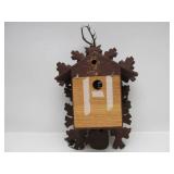 Very nice Vintage Black Forest Hunting Lodge Theme Cuckoo Clock w/Stag Rabbit Bird & Guns #2