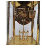 Antique Green Marble Waterbury GERS Mantle Clock w/Large Finial