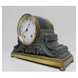 Awesome Old Vintage Green Slate Seth Thomas Mantel Clock