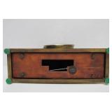 Awesome Old Vintage Green Slate Seth Thomas Mantel Clock