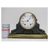 Awesome Old Vintage Green Slate Seth Thomas Mantel Clock