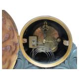 Awesome Old Vintage Green Slate Seth Thomas Mantel Clock