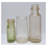 Estate Lot of Antique Bottles & Large Jars