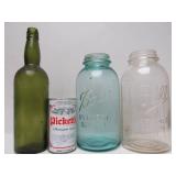 Estate Lot of Antique Bottles & Large Jars