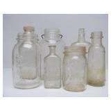 Estate Lot of Antique Bottles & Large Jars