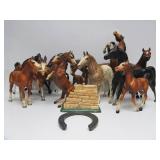 Great Collection of Large Vintage BREYER Horses