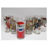 Assorted Vintage Character Glasses