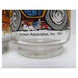 Assorted Vintage Character Glasses