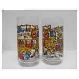 Assorted Vintage Character Glasses