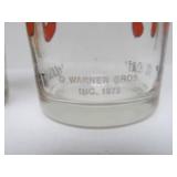 Assorted Vintage Character Glasses