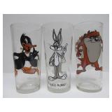 Assorted Vintage Character Glasses
