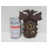 Excellent Vintage Black Forest German Cuckoo Clock Case & other Cuckoo Clock Parts
