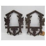 Excellent Vintage Black Forest German Cuckoo Clock Case & other Cuckoo Clock Parts