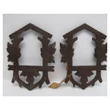 Excellent Vintage Black Forest German Cuckoo Clock Case & other Cuckoo Clock Parts