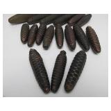 Large Lot of Vintage German Cuckoo Clock Weights