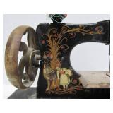 Lot of 3 Antique Tin Toy Sewing Machines