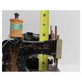 Lot of 3 Antique Tin Toy Sewing Machines