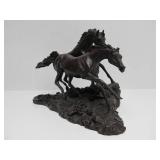 "Morning on The Montana Plains" Western Horse Sculpture by Lanford Monroe - Franklin Gallery
