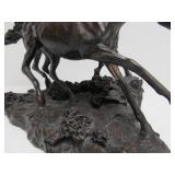 "Morning on The Montana Plains" Western Horse Sculpture by Lanford Monroe - Franklin Gallery