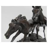 "Morning on The Montana Plains" Western Horse Sculpture by Lanford Monroe - Franklin Gallery