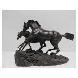 "Morning on The Montana Plains" Western Horse Sculpture by Lanford Monroe - Franklin Gallery