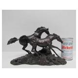 "Morning on The Montana Plains" Western Horse Sculpture by Lanford Monroe - Franklin Gallery