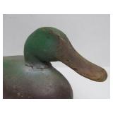 15" Antique Wooden Duck Decoy w/Weight