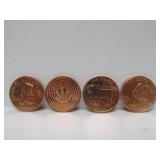 Estate Lot of Coins Tokens etc