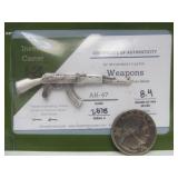 Solid .999 Silver AK47 - 8.4 grams