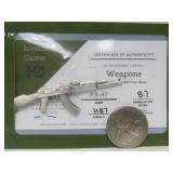 Solid .999 Silver AK47 - 8.7 grams