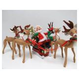 ANNALEE Dolls Santa & Reindeer Christmas Set
