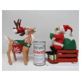 ANNALEE Dolls Santa & Reindeer Christmas Set