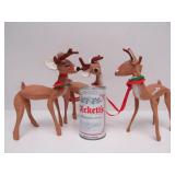 ANNALEE Dolls Santa & Reindeer Christmas Set